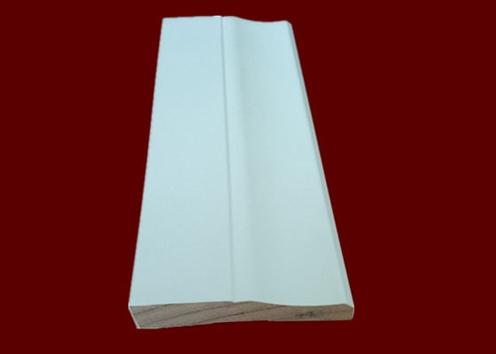 Biała listwa dekoracyjna Woodgrain Materiał z pianki PVC